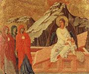 unknow artist Duccio The Holy women at the grave Spain oil painting artist